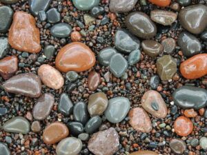 Wet,Rocks,On,North,Shore,Of,Lake,Superior,In,Minnesota