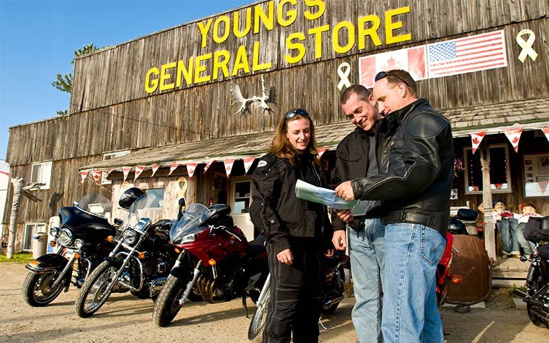 Wawa Motorcycle Routes Youngs General Store Outdoorsman Motel 705 856 4000